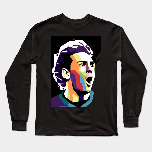 Lionel Messi Long Sleeve T-Shirt by Creativedy Stuff